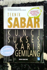 Image of Teknik Sabar: Kunci Sukses Karir Gemilang